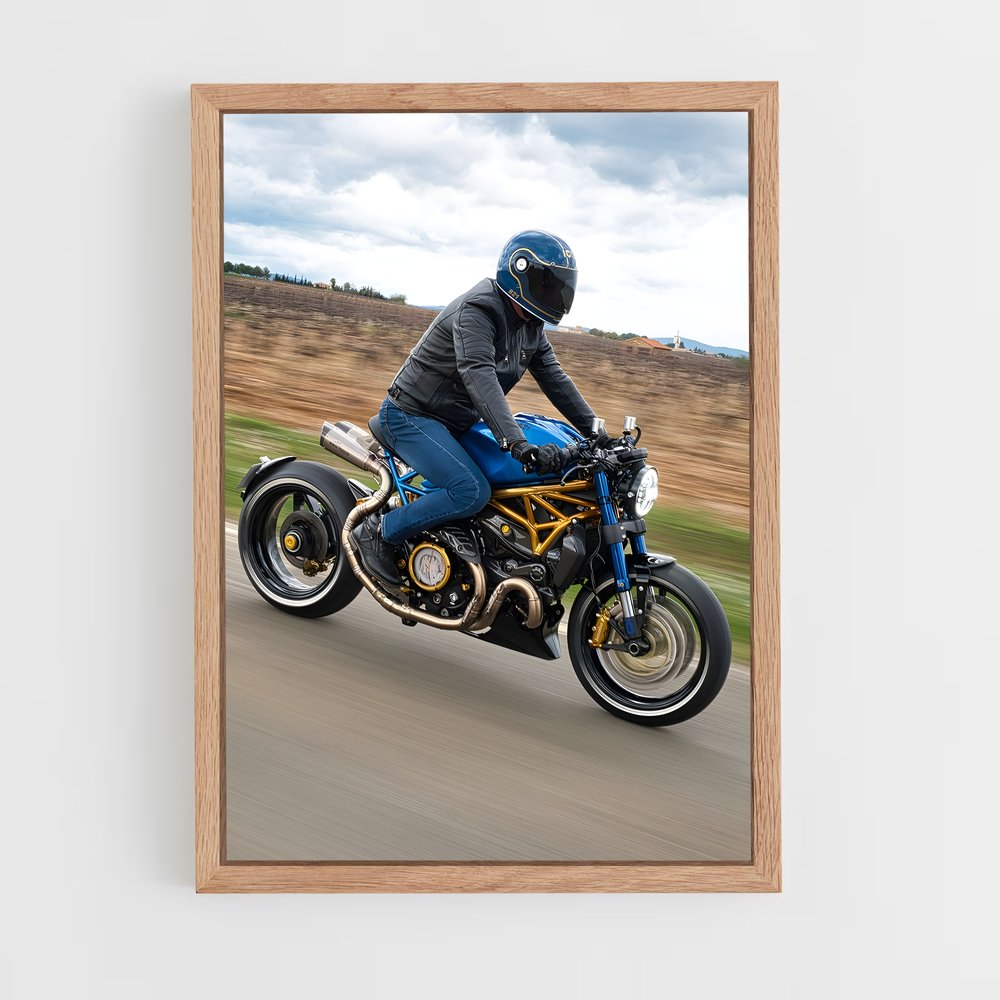 Poster Créature Éblouissante – affiche Ducati (vue 4)
